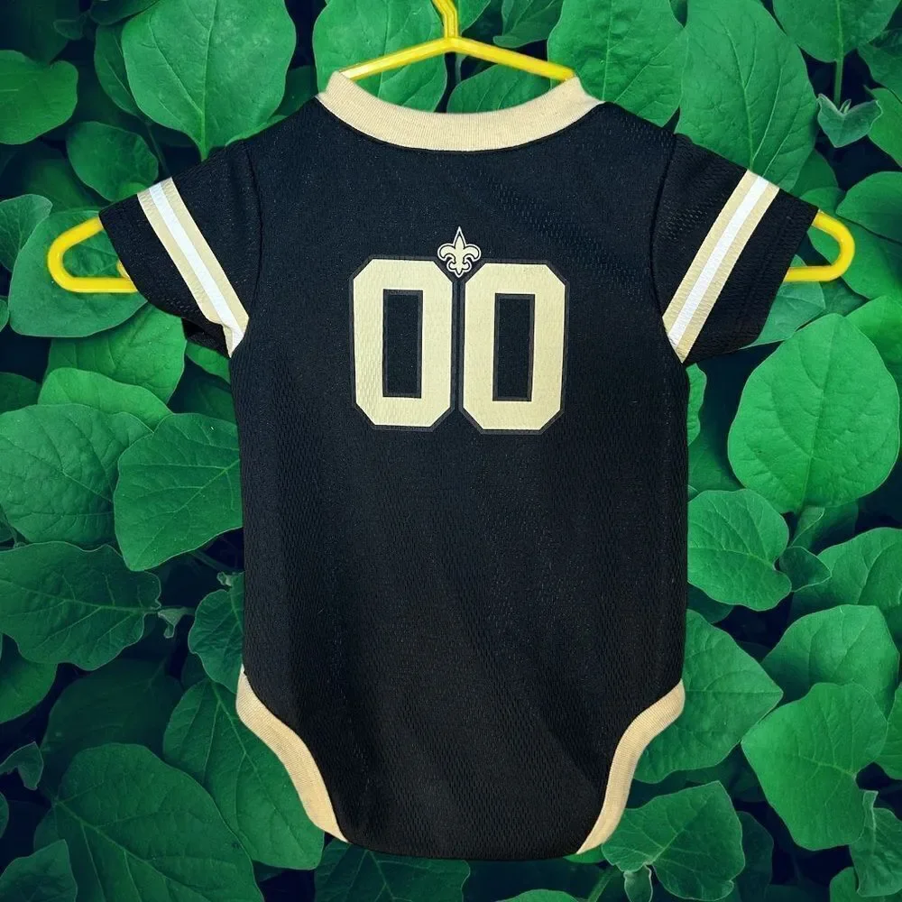 5 for $25🔥NFL New Orleans Saints Team Apparel Snap Bottom Shirt Baby 3-6 Months